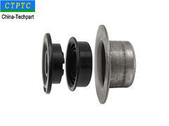 TKII6204 Conveyor Roller Double End caps Metal Ball Bearing Holder